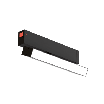 Светильник PINFLAT,система SLIMLINE, Black 9W SMART DIM CRI90 OSRAM TRIX 3000-6000К, 202х25mm