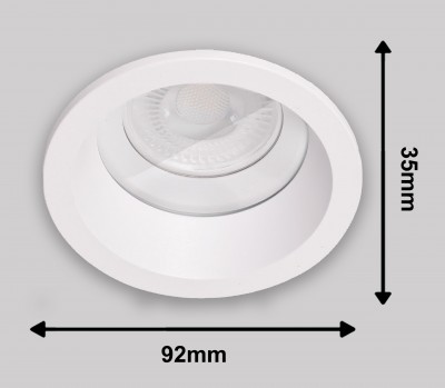Светильник потолочный встраиваемый, МР16 G5.3 DL3301 Белый