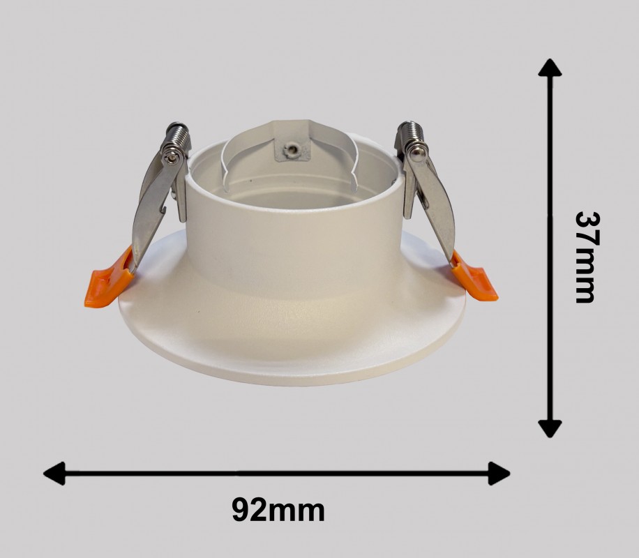 Светильник BAUF ED1-1Y 92*82mm GU10 WHITE круглый