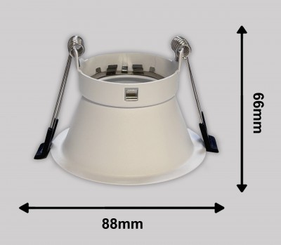 Светильник BAUF ED-T34 GU10 85*80mm WHITE