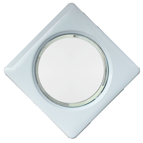Светильник Ecola GX53 H4 квадрат плоский / белый (FW53N4ECB), 106*41мм