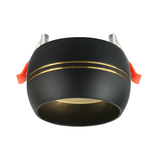 Светильник KL81 ЭРА, 12V, 50W, черный/золото, 90*53mm