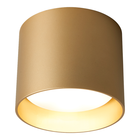 Светильник потолочный 12W, 230V GX53 золото HL358, 85*60mm