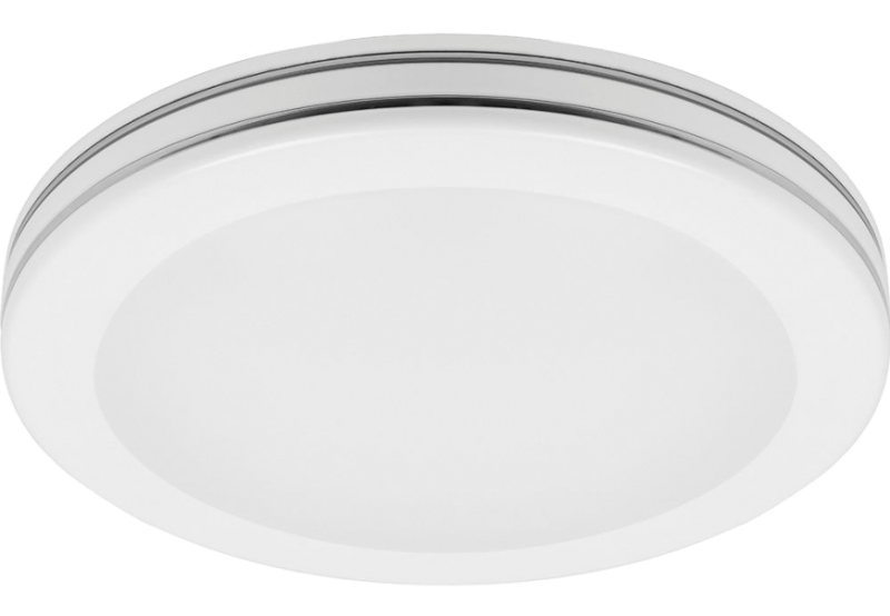 Светильник светодиодный 36LED, 18W, 1260Lum, 4000K, с хромированными кольцами, IP20, AL579 330*90мм