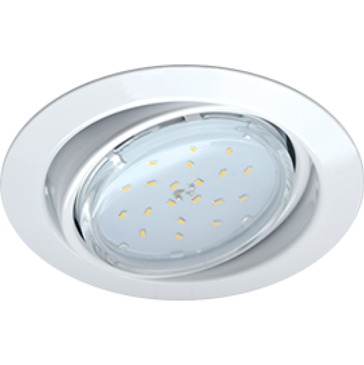 Ecola GX53 FT9073 светильник встраиваемый поворотный белый 40x120mm FW5390ECB