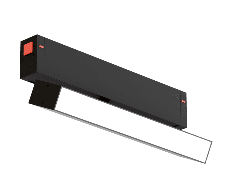 Светильник PINFLAT,система SLIMLINE, Black 9W SMART DIM CRI90 OSRAM TRIX 3000-6000К, 202х25mm