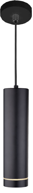 1DLR023 12W 4200K / Светильник светодиодный стационарный черный матовый Electrostandart 300*79mm