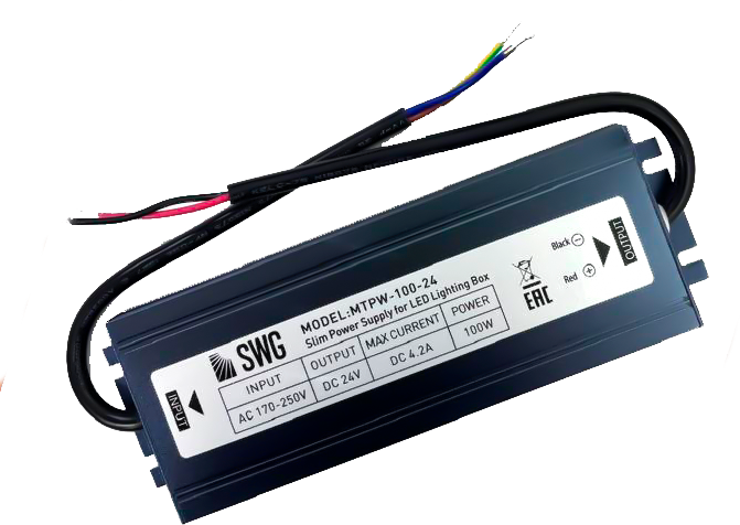 MINI Al Блок питания TPW, 100W Влагозащитный, 24 V, MTPW-100-24