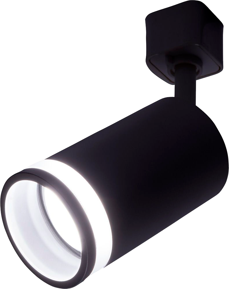 Светильник трековый под лампу GU10, черный, AL161 56x190mm