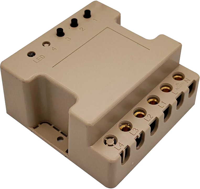 LD304 Контроллер для управления осветительным оборудованием на 3 канала, радиочастотный 2.6А на кана