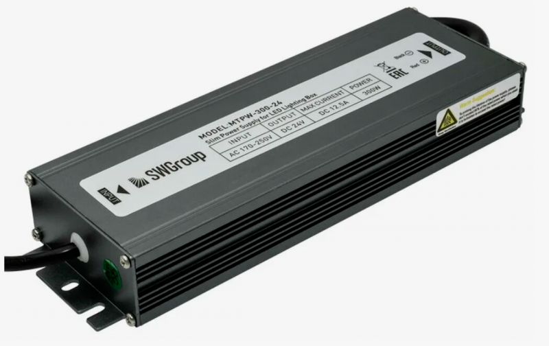 MINI Al Блок питания TPW, 300W Влагозащитный, 24 V, MTPW-300-24