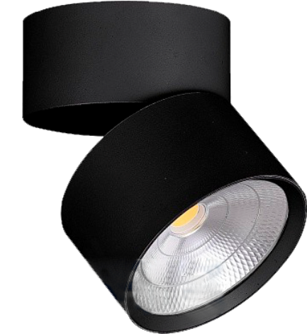 Светильник светодиодный 15W 1350Lm. 90 градусов черный, Al520 83*125mm 4000K