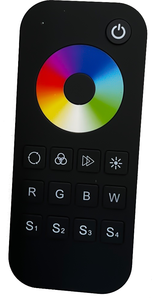 1Пульт RT-4 (RGB\RGBW) черный (1 зона) (Думлайт)