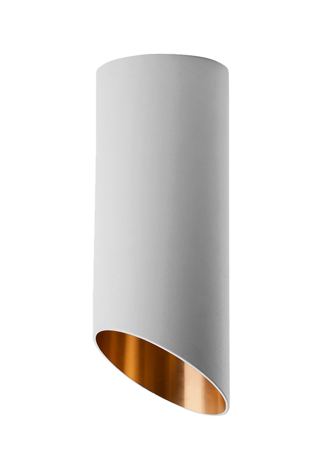 1Светильник потолочный MR16 35W 230V, белый/золото ML181 стакан 55*125mm
