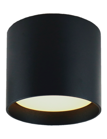 Светильник накладной под лампу GX53, ART SHOT черный, 83*70mm