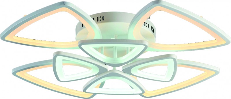 Люстра потолочная светодиодная 2.4G дистанционное управление 200W LED RG-CL8011/4+4 треугольники