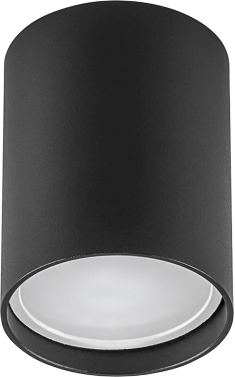 Светильник потолочный МR16 20W 220V, черный ML177 с клемой в комплекте, 55*70 mm