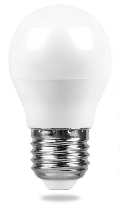 Лампа светодиодная, 11W 230V E27 4000K G45 SBG4511 SAFFIT