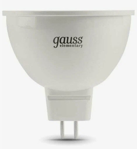 Лампа светодиодная Gauss 7W 230V GU5.3 3000К MR16 (Гаусс)