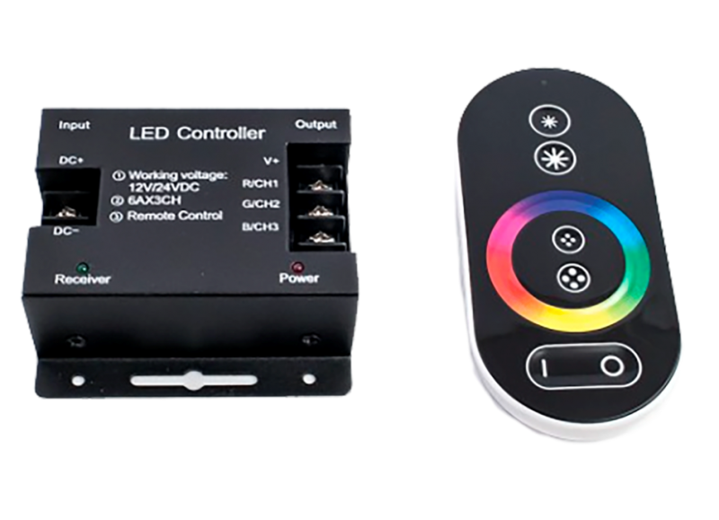 Контроллер RGB TH05 сенсорный ПДУ 18А ЛедсПауэр