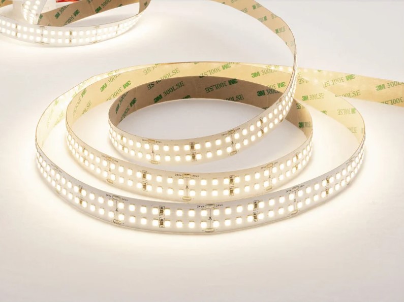 Светодиодная лента LEDS POWER двухрядная 2835 320/м (40Вт/м) 24В 6000К LUX160 - 3 МЕТРА/кат
