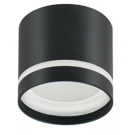 Светильник Эра OL9 BK/WH ЭРА накладной под лампу GX53 чёрно-белый, 85*80mm